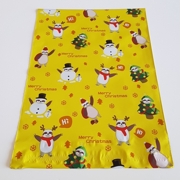 🎅🏼25 pcs Merry Christmas Poly Mailers 10"x13" inches - Picture 2 of 3